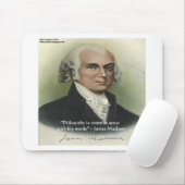 James Madison Zitat "Philosophie/gesunder Menschen Mousepad (Mit Mouse)