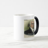 James Madison Zitat "Philosophie/gesunder Menschen Verwandlungstasse (VorderseiteRechts)