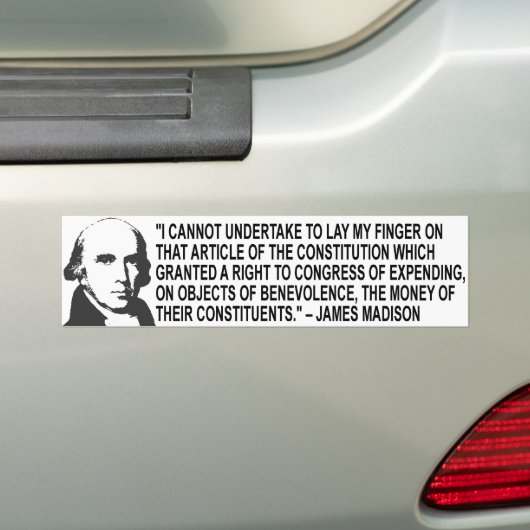 James- Madisonzitat-Autoaufkleber Autoaufkleber (Auf Auto)