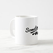James - manchmal Texte-Retro inspiriertes Kaffeetasse (Vorderseite Links)