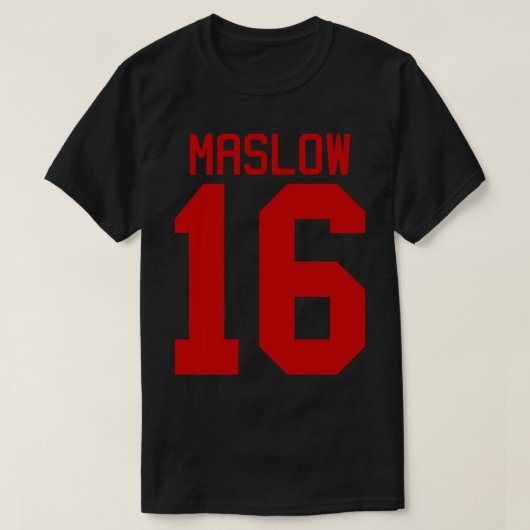 James Maslow Jersey - Angepasster roter Text T-Shirt (Design vorne)