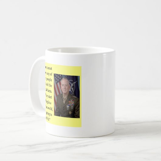 James mattis kaffeetasse (Vorderseite Links)