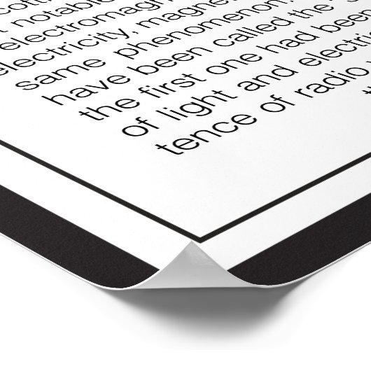 James Maxwell Poster (Ecke)