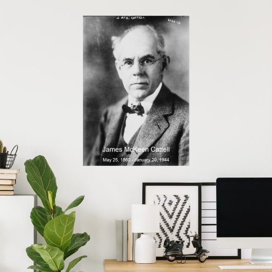 James McKeen Cattell Leinwand Image Poster (Heimbüro)