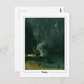 James McNeill Whistler #206-2 - Fine Art Postca... Postkarte (Vorne/Hinten)