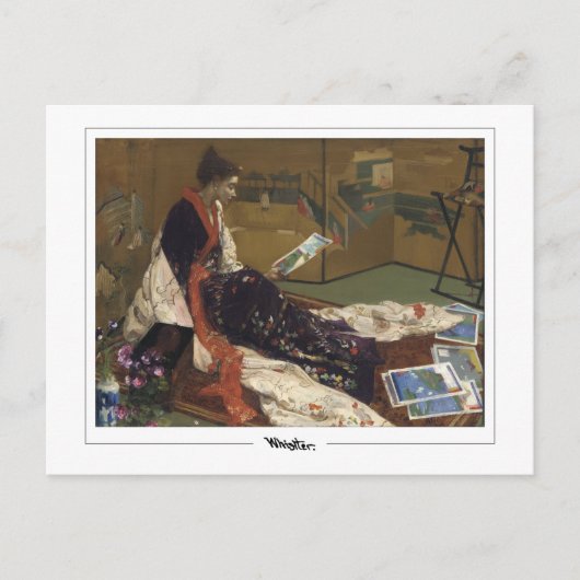 James McNeill Whistler #284-2 - Fine Art Postca... Postkarte (Vorderseite)