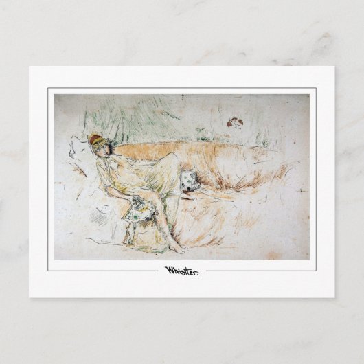 James McNeill Whistler #297-2 - Fine Art Postca... Postkarte (Vorderseite)