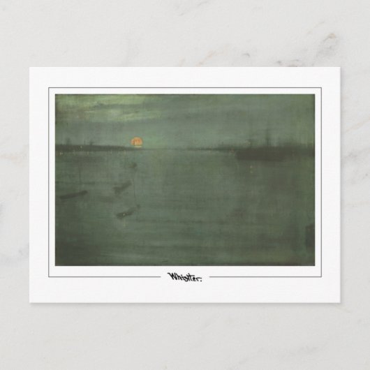 James McNeill Whistler #404-2 - Fine Art Postca... Postkarte (Vorderseite)