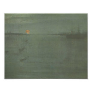 James McNeill Whistler - Nocturne- Blau und Gold Fotodruck