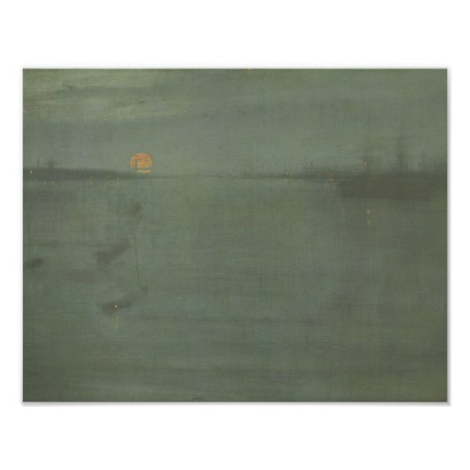 James McNeill Whistler - Nocturne- Blue and Gold Fotodruck (Vorne)