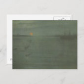James McNeill Whistler - Nocturne- Blue and Gold Postkarte (Vorne/Hinten)