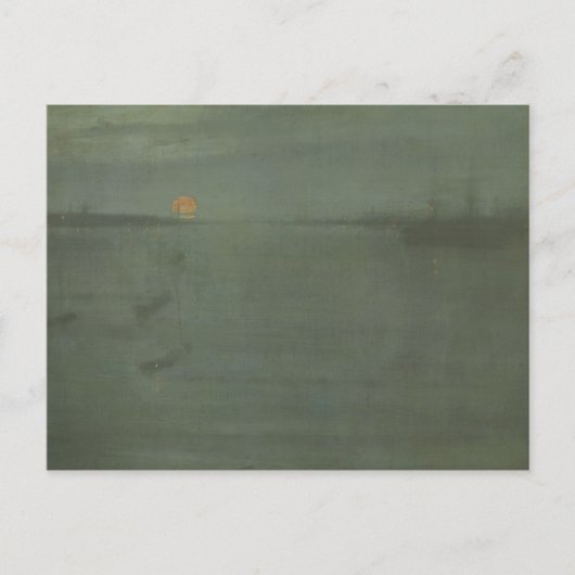 James McNeill Whistler - Nocturne- Blue and Gold Postkarte (Vorderseite)