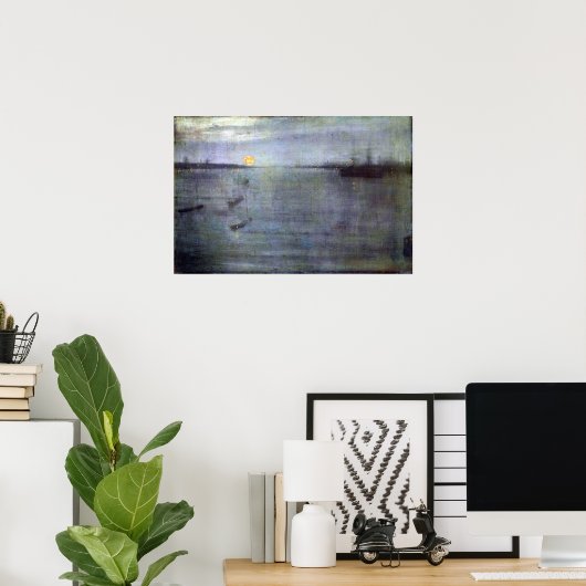 James McNeill Whistler Nocturne Blue und Gold Poster (Heimbüro)