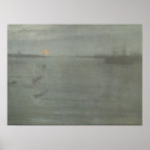 James McNeill Whistler Nocturne Blue und Gold Poster (Vorne)
