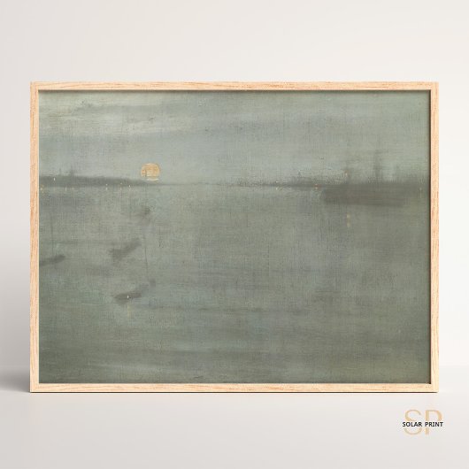 James McNeill Whistler Nocturne Blue und Gold Poster