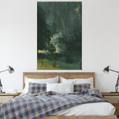 James McNeill Whistler - Nocturne in Black Gold Leinwanddruck (Insitu (Schlafzimmer))