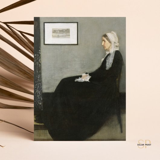 James McNeill Whistler Portrait Whistlers Mutter Postkarte