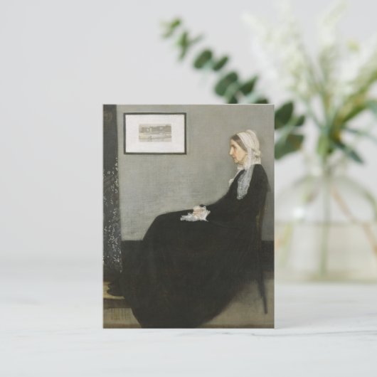 James McNeill Whistler Portrait Whistlers Mutter Postkarte (Stehend Vorderseite)