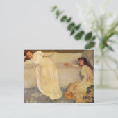 James McNeill Whistler - Symphonie in Weiß, Nr. 3 Postkarte (Stehend Vorderseite)