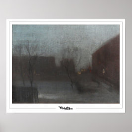 James McNeill Whistler Zedign Art Poster #200-2