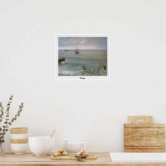 James McNeill Whistler Zedign Art Poster #299-2 (Küche)