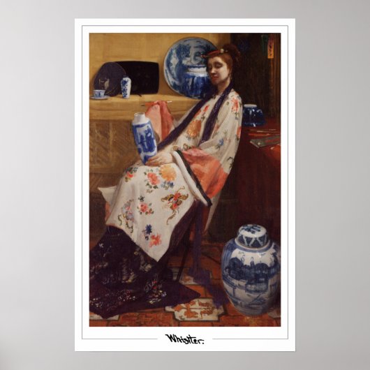 James McNeill Whistler Zedign Art Poster #6 (Vorne)