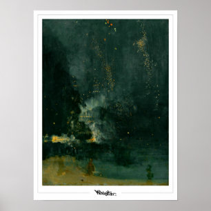 James McNeill Whistler Zedign-Kunstposter #206-2 Poster