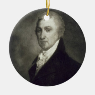 James Monroe, 5. Präsident der Vereinigten Staate Keramikornament