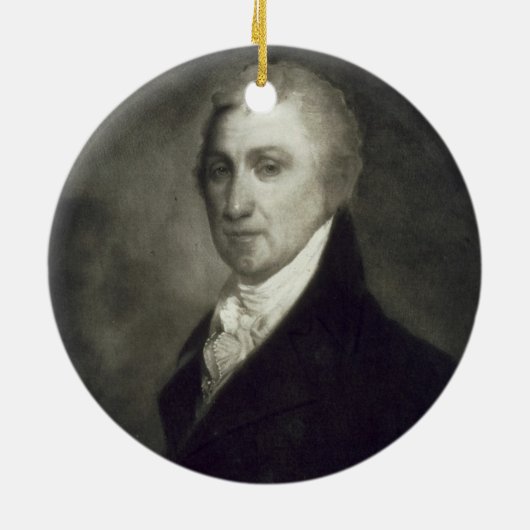 James Monroe, 5. Präsident der Vereinigten Staaten Keramikornament (Hinten)