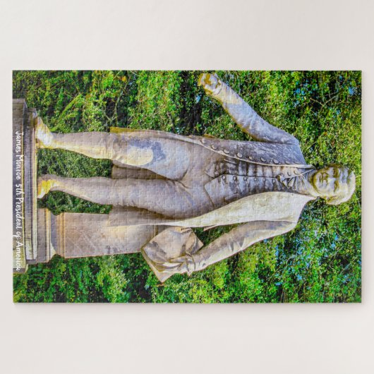 James Monroe 5. Präsident von Amerika. Puzzle (Horizontal)