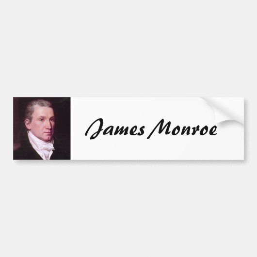 James Monroe Autoaufkleber (Vorne)