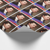 James Monroe Baseball Card Geschenkpapier (Ecke)
