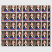 James Monroe Baseball Card Geschenkpapier (Flach)