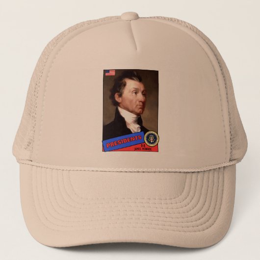 James Monroe Baseball Card Truckerkappe (Vorderseite)