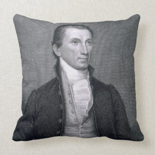 James Monroe, graviert durch Asher Brown Durand Kissen