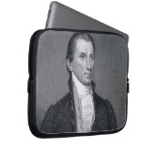 James Monroe, graviert durch Asher Brown Durand Laptopschutzhülle (Vorne Rechts)