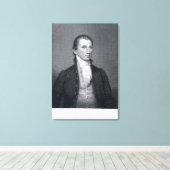 James Monroe, graviert von Asher Brown Durand (179 Leinwanddruck (Insitu (Holzboden))