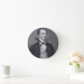 James Monroe, graviert von Asher Brown Durand (179 Runde Wanduhr (Zuhause)