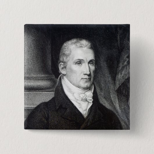 James Monroe, graviert von Thomas Gimbrede Button (Vorderseite)