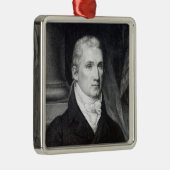 James Monroe, Gravur von Thomas Gimbrede Silbernes Ornament (Rechts)