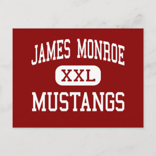 James Monroe - Mustangs - Mittel - Eugene Oregon Postkarte