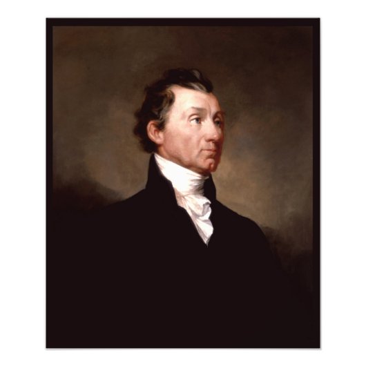 James Monroe Portrait, früherer amerikanischer Prä Fotodruck (Vorne)