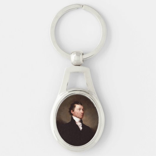 James Monroe Portrait, früherer amerikanischer Prä Schlüsselanhänger (Vorderseite)