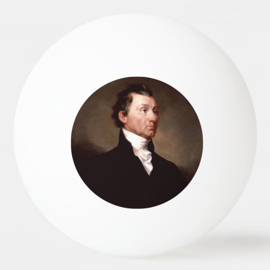 James Monroe Portrait, früherer amerikanischer Prä Tischtennisball (Vorderseite)