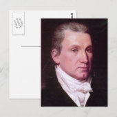 James Monroe Postkarte (Vorne/Hinten)