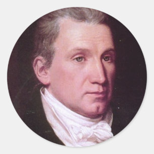 James Monroe Runder Aufkleber