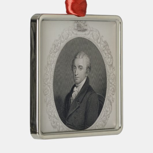 James Monroe Silbernes Ornament (Rechts)