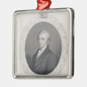 James Monroe Silbernes Ornament (Links)