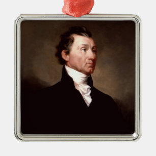 James Monroe White House US-Präsident Portrait Ornament Aus Metall
