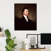 James Monroe White House US-Präsident Portrait Poster (Heimbüro)